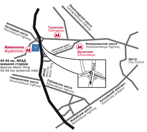 Адрес МВЦ «Крокус Экспо» как проехать схема проезда выставка семат россия