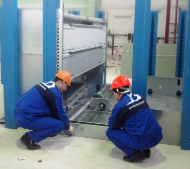 фото монтаж автоматизированного склада на Смоленской АЭС ведет Компания инноваций и технологий