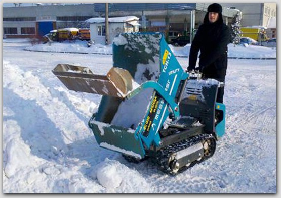 Снегоуборочная мини-техника: думперы транспортировщики, мини-самосвалы 