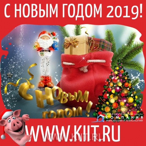 Поздравление с Новым 2019 годом и Рождеством Христовым!