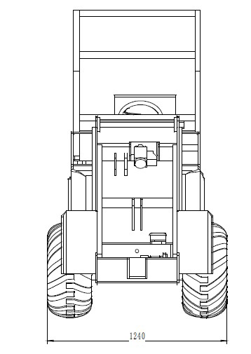 TAIAN DY840 — двигатель Kubota V1505 4-цилиндровый дизельный двигатель Kubota V1505, 24,8 л.с. Соответствие стандартам Stage V / Tier 4 Final.
