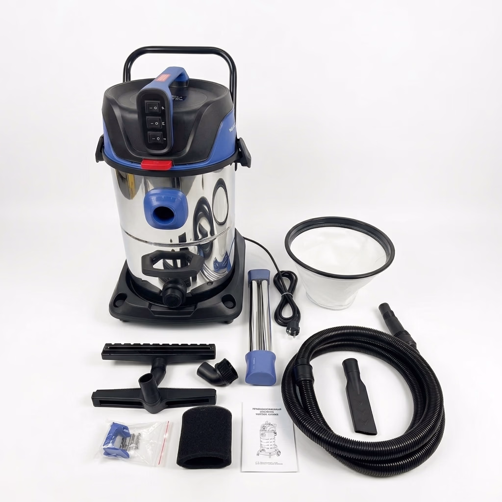 Профессиональный пылесос VACTOOL A36M60 (3 турбины, 3600 Вт, 60 л, AISI 410). Изображение №10