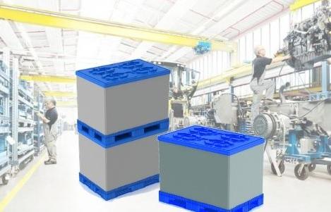 Фото разборный пластиковый облегчённый контейнер polybox на сайте www.kiit.ru в интернет-каталоге КИИТ ☎ +7(800) 707-07-45 Изображение №3