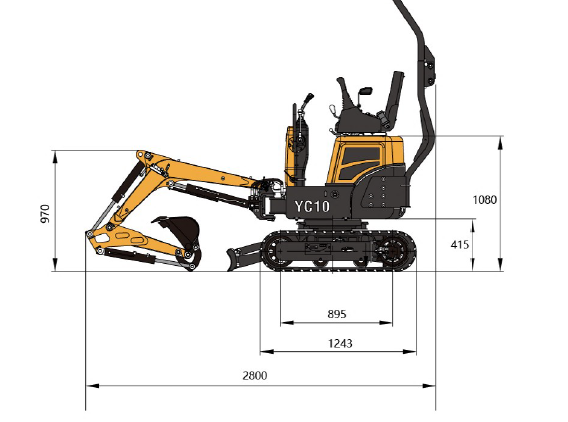 Фото мини экскаватор yuchai yc10-9 на сайте www.kiit.ru в интернет-каталоге КИИТ ☎ +7(800) 707-07-45 Изображение №12