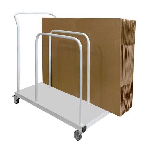 Тележка для картонных коробок GRESSON ТМК | Передвижная, 3 секции, нагрузка 120 кг, для склада и производства