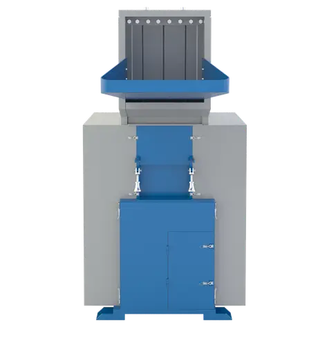 Отличный вариант для измельчения слитков пластика больших габаритов и элементов с толщиной до 15 мм.