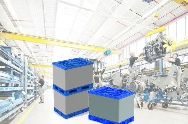 Контейнер предназначен для упаковки, транспортировки и хранения различных видов продукции в самых разнообразных областях применения