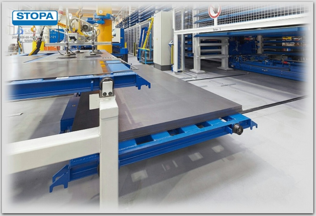 Автоматизированные системы для хранения листового металла STOPA 