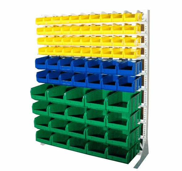 Пример стойки с цветными ящиками в комплекте