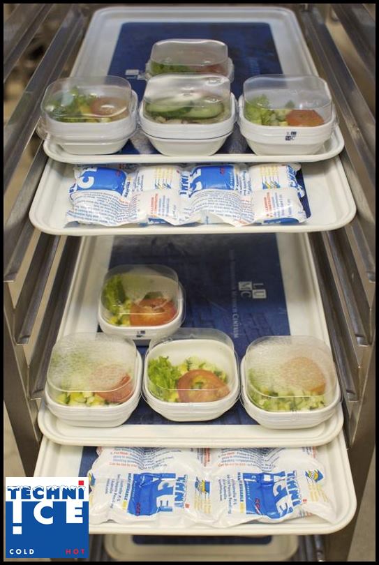 Пример использования многоразовый лед Techniice - аккумулятор холода