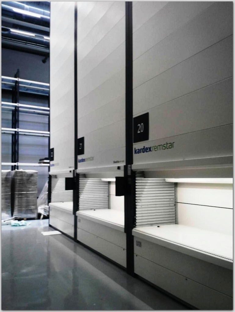 Вертикальные склады Kardex на станкостроительном заводе DMG Mori в Ульяновске