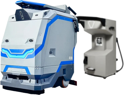 Российский робот-уборщик R2B MARK 2 SE (100 Ач, 860х610х980 мм, LiFePO4). Изображение №2