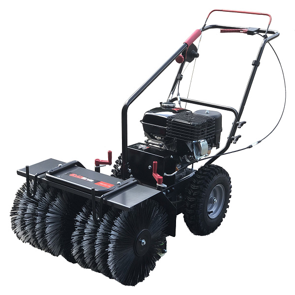 Бензиновая подметальная машина EVOline SWG 620-160 – самоходная модель для уборки крупных территорий и очистки углов