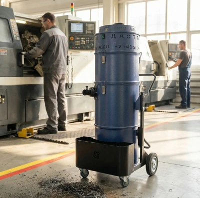 Пылесос промышленный Дастпром ПП-220/40.4-2,4 (40 л, 2,4 кВт, два циклона, HEPA). Изображение №11