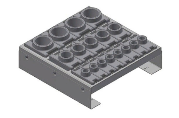 Фото рама диком под держатели инструмента на сайте www.kiit.ru в интернет-каталоге КИИТ ☎ +7(800) 707-07-45