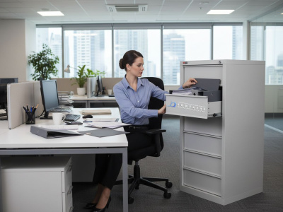 Шкаф картотечный ДиКом КД-516 | 6 выдвижных ящиков, формат А5/А6, нагрузка 50 кг на ящик. Изображение №4