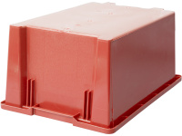 Фото ящик сплошной 600×400×270 мм, объем 43 л. красный на сайте www.kiit.ru в интернет-каталоге КИИТ ☎ +7(800) 707-07-45 Изображение №4