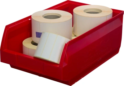 Ящик сплошной 500×310×200 мм, объем 31 л. красный. Изображение №6