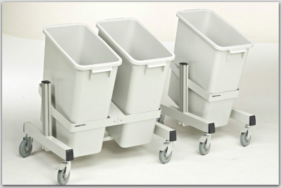 Тележка с двумя контейнерами Treston PRMT2 для упаковочных отходов. Изображение №1