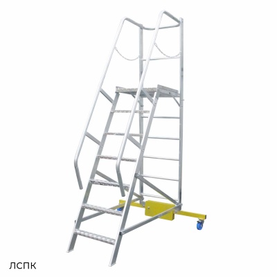Передвижная лестница с платформой MEGAL - ЛСПК-1,4 (0,82). Изображение №1