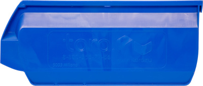 Ящик сплошной 350×230×150 мм, объем 12.08 л. синий. Изображение №4