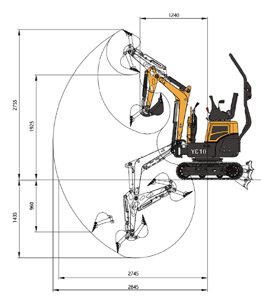Фото мини экскаватор yuchai yc10-9 на сайте www.kiit.ru в интернет-каталоге КИИТ ☎ +7(800) 707-07-45 Изображение №13