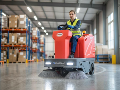 Подметальная машина EVOline SWB 1400 T | Самоходная, ширина уборки 1400 мм, бак 150 л. Изображение №11