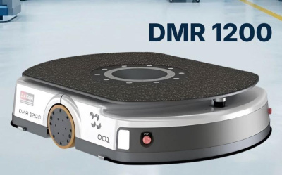 Автономный мобильный робот (AMR) ДиКом DMR 1200 (1200 кг, SLAM-навигация, подъемно-поворотная платформа, 8 ч автономности, сертификат МИНПРОМТОРГ России). Изображение №1