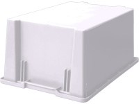 Фото ящик сплошной 600×400×270 мм, объем 43 л. белый на сайте www.kiit.ru в интернет-каталоге КИИТ ☎ +7(800) 707-07-45 Изображение №2