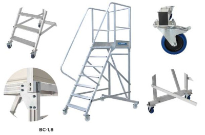 Вышка - стремянка с платформой Megal ВС-1,8. Изображение №4