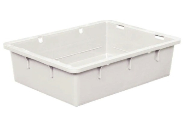 Фото ящик п/э сырково-творожный 532х400х141 белый морозостойкий без крышки на сайте www.kiit.ru в интернет-каталоге КИИТ ☎ +7(800) 707-07-45