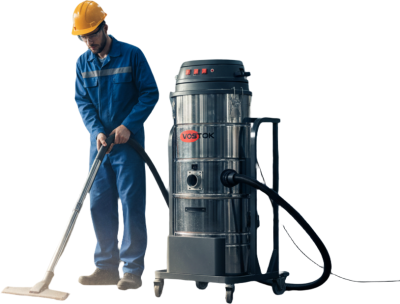 Промышленный однофазный 3-х моторный пылесос 3,6 кВт  VOSTOK PDW-L Star . Изображение №1