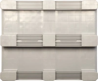 Фото пластиковый поддон на 3-х полозьях ir 1210-3r-g-h 1200х1000х160 мм усиленный cплошной гигиенический, серый на сайте www.kiit.ru в интернет-каталоге КИИТ ☎ +7(800) 707-07-45 Изображение №3