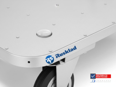 Ручная грузовая тележка  RUSKLAD ТП НЖ 3 600х1000 | INOX, 550 кг. Изображение №6