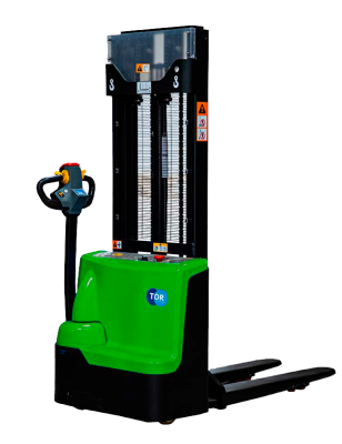 Самоходный электрический штабелер TOR WS15H-3500SC PRO Li-ion (1500 кг, 3500 мм, литий-ион 24/60 Ач). Изображение №2