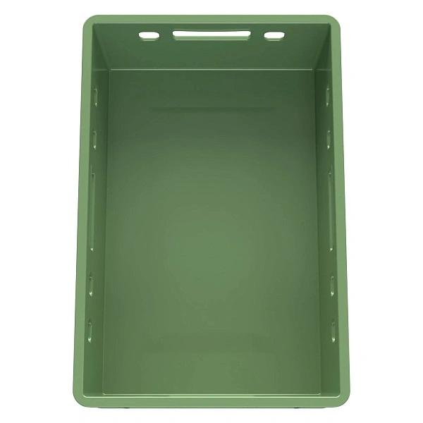 Фото пластиковый ящик для мяса iplast e2 12.422 600х400х200 зеленый на сайте www.kiit.ru в интернет-каталоге КИИТ ☎ +7(800) 707-07-45 Изображение №5