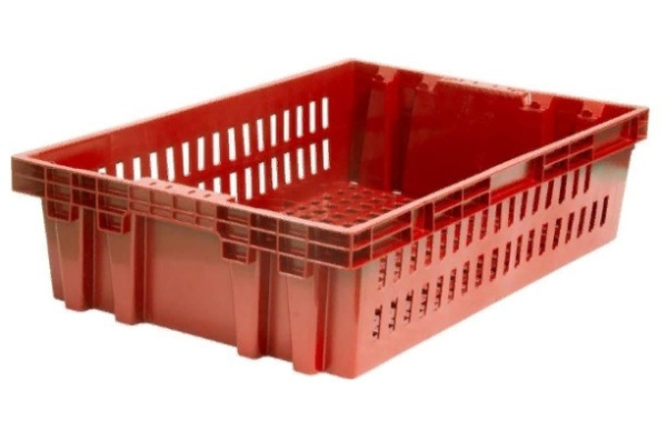 Фото ящик п/э хлебный 600х400х152,5 красный вес 1,3 кг. на сайте www.kiit.ru в интернет-каталоге КИИТ ☎ +7(800) 707-07-45