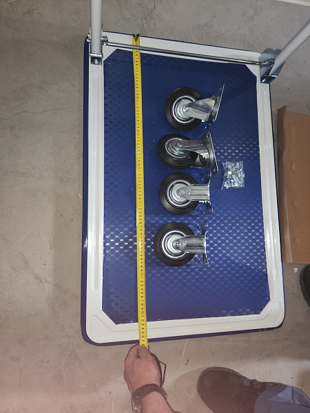 Фото платформенная тележка tor ph 150 | грузоподъемность 150 кг, платформа 480х740 мм на сайте www.kiit.ru в интернет-каталоге КИИТ ☎ +7(800) 707-07-45 Изображение №9