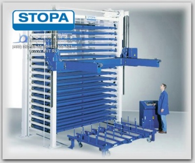 Автоматизированный склад листового металла STOPA TOWER Mono. Изображение №2