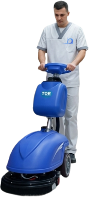 Ручная поломоечная машина TOR POCKET 350 (с АКБ GEL 24/32 В/Ач, 1350 м²/ч). Изображение №1