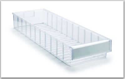 Прозрачный лоток 600x186x82 мм для мелких деталей. Изображение №1