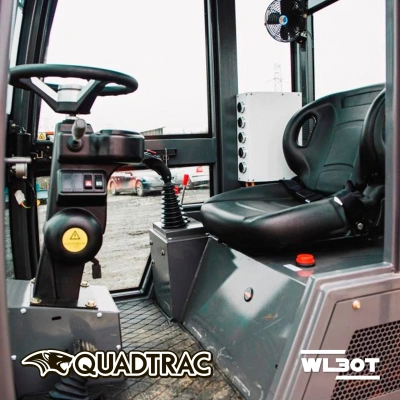  Телескопический мини-погрузчик QUADTRAC WL30T (1000 кг, высота подъема 3260 мм, двигатель Perkins). Изображение №8