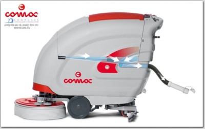 Поломоечная машина COMAC MEDIA 65BT. Изображение №2