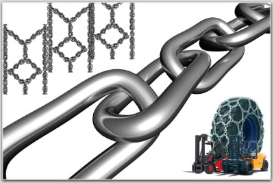 Цепи на погрузчик 8.15-15 (соты). Изображение №1