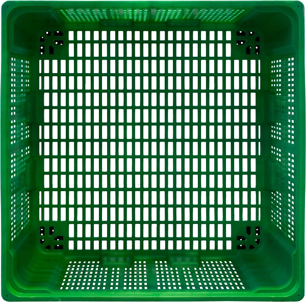 Фото контейнер кбп-1120 1120х1120х770 мм зеленый перфорированный на ножках на сайте www.kiit.ru в интернет-каталоге КИИТ ☎ +7(800) 707-07-45 Изображение №4