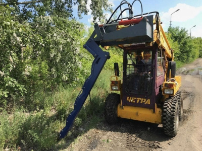 Косилка консольная КСП-1,6 (навесное для мини-погрузчиков, ширина захвата 1650 мм). Изображение №6