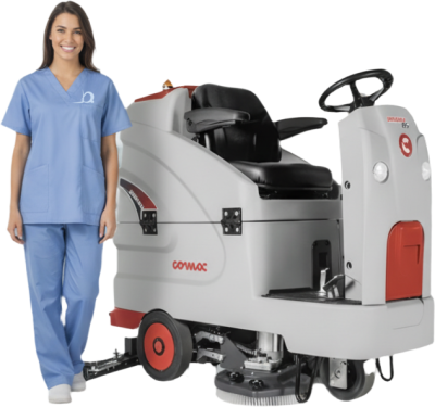 Поломоечная машина с сиденьем оператора COMAC INNOVA 85B Comfort, литий 144 Ач. Изображение №1