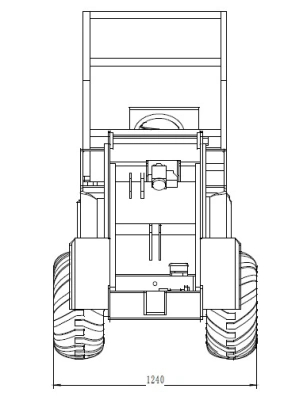 Мини-погрузчик шарнирно-сочлененный TAIAN DY840. Изображение №16