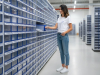 Шкаф ЛДСП Стелла-техник С-2-126 (1820х1000х150 мм) 126 коробов в комплекте С-2-126