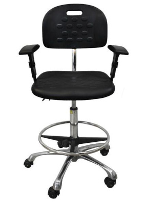 Антистатический стул GRESSON СПА-2 ESD (1 МОм, термостойкий полиуретан, нагрузка 120 кг). Изображение №5